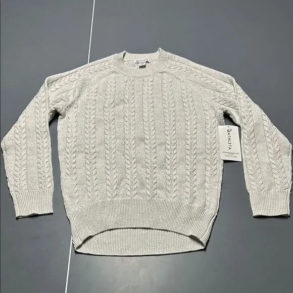 NWT Athleta Hawthorn Textured Crew Sweater - Size XXS - Picture 3 of 12